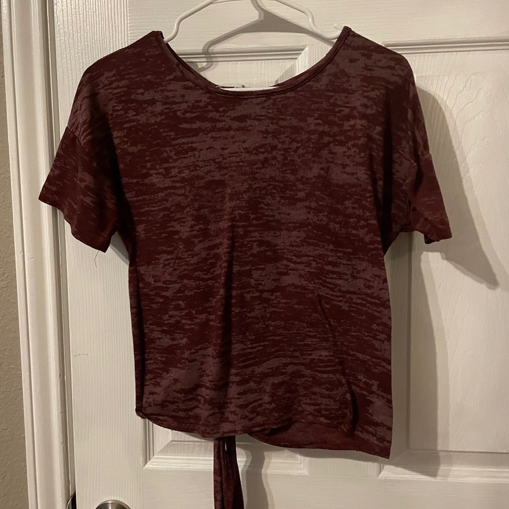 Maroon blouse